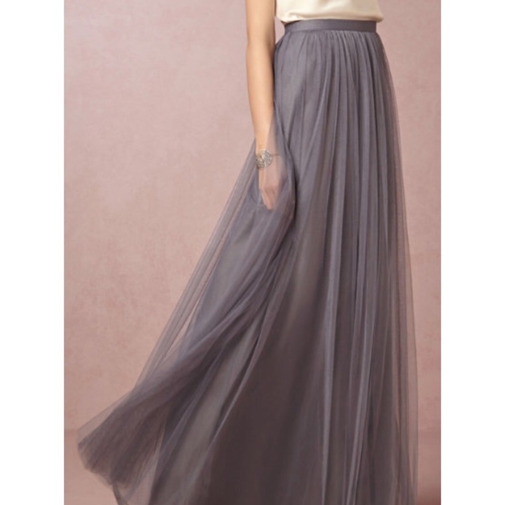 BHLDN Louise Tulle Skirt - Size 4